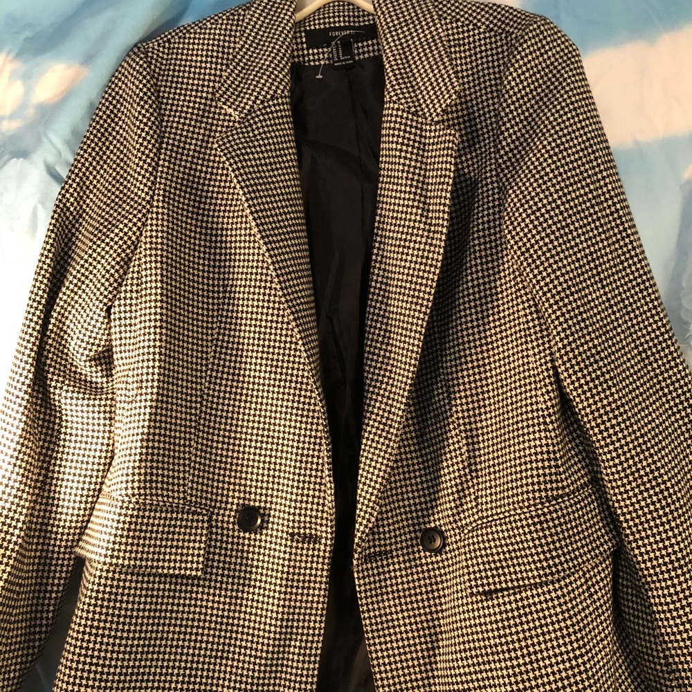 Houndstooth Blazer